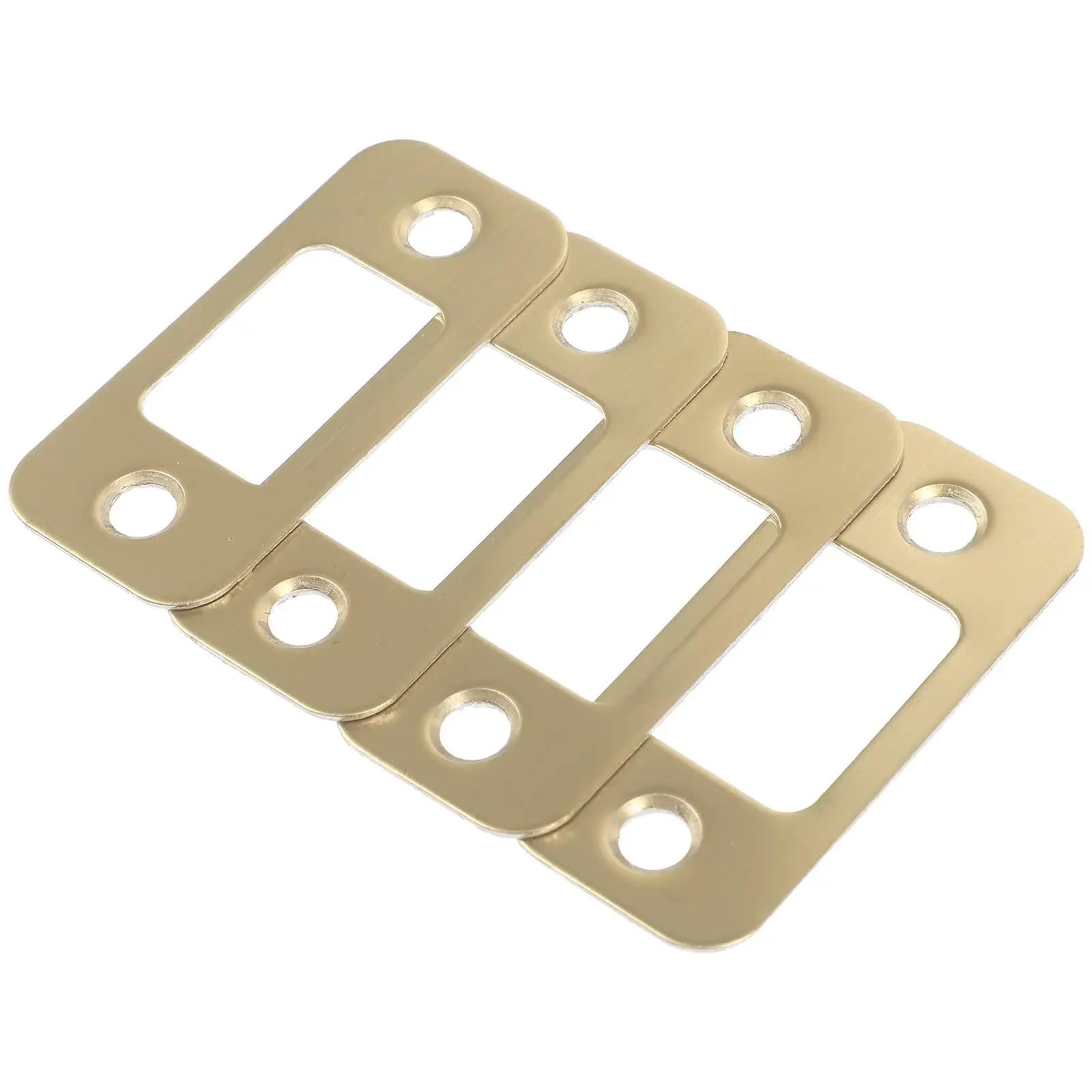 Lot de 20 gâches de porte - Accessoires de verrouillage de porte - Kit de renfort - Loquet de sécurité - Barre latérale en acier inoxydable