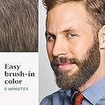 Just For Men Mustache & Beard, Beard Coloring for Gray Hair with Brush, With Keratin Biotin Aloe and Coconut Oil for Healthy Facial Hair - Light-Medium Brown, M-30, Pack of 1 (Packaging May Vary) - Image 4