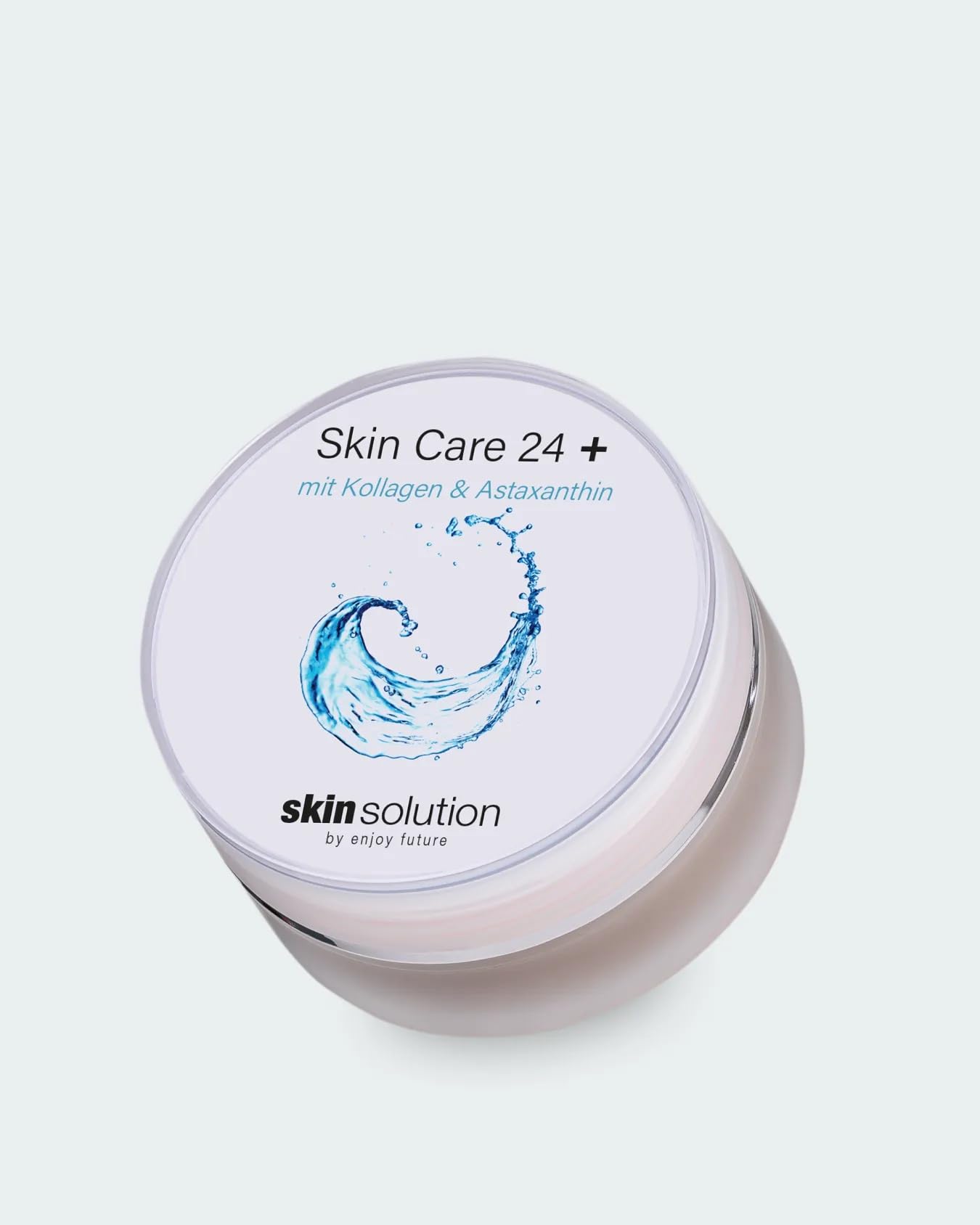 Skin Solution Skin Care 24+ – Anti Aging 24h Gesichtscreme mit Astaxanthin, Peptiden & Kollagen – Straffende Creme gegen Falten – 50 ml