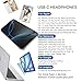 USB C Headphone for Samsung S25 S24 S23 Ultra FE S22 A16 A55 A54 Wired Earbuds Magnetic in-Ear Type C Earphone with Microphone Volume Control Stereo Noise Canceling for iPhone 16 Pro Max Pixel 9 8a