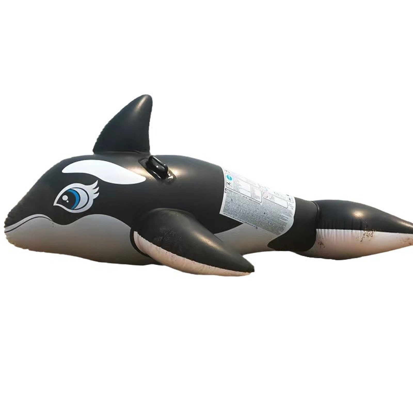 Bouée gonflable géante chevauchable Baleine Géante-193*119cm,Flottantes Hamac Jouet pour Adulte Enfant,Flotteur Gonflable Piscine Avec poignée,Hamac d’Eau Plage Portable pour Party Summer Water Fun