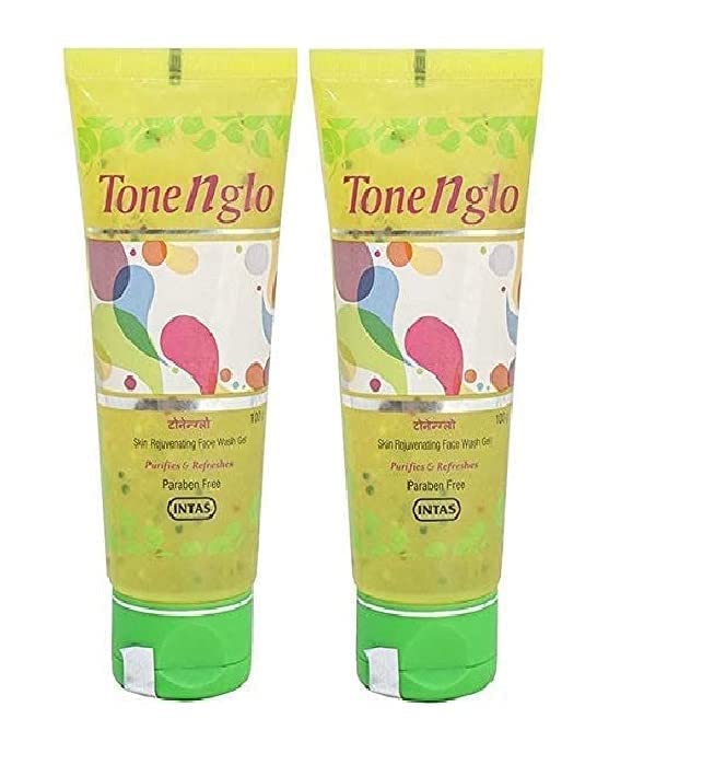 Intas Tonenglo Skin Face Wash Gel 100gm All Skin types (PACK OF 2