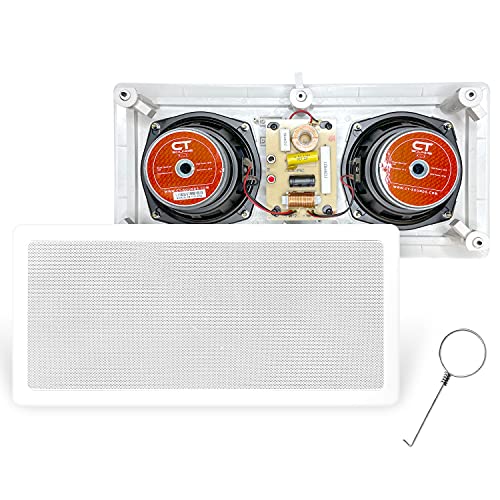 Ct Sounds Bio 5.25” Lcr Weatherproof In-Wall Surround Sound Speakers (Single) - Home Stereo, Theater, Kitchen, Outdoor In-Wall Speakers #TOP3