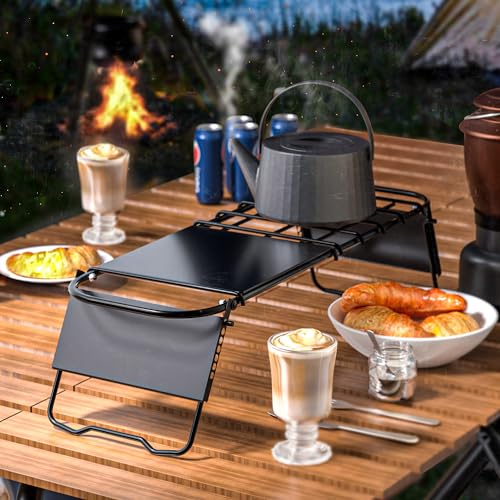 TOBWOLF-33-Portable-Folding-Campfire-Grill-Heavy-Duty-Camping-Grill-wHeight-Adjustable-Legs-Outdoor-Campfire-Grill-Grate-wCarry-Bag-Camp-Fire-Cooking-Racks-for-Outdoor-Cooking-Patio-Backyard