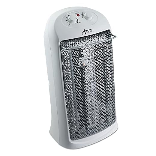 Alera HEQZ23 Quartz Tower Heater, 13 1/4"w X 10 1/8"d X 23 1/4"h, White
