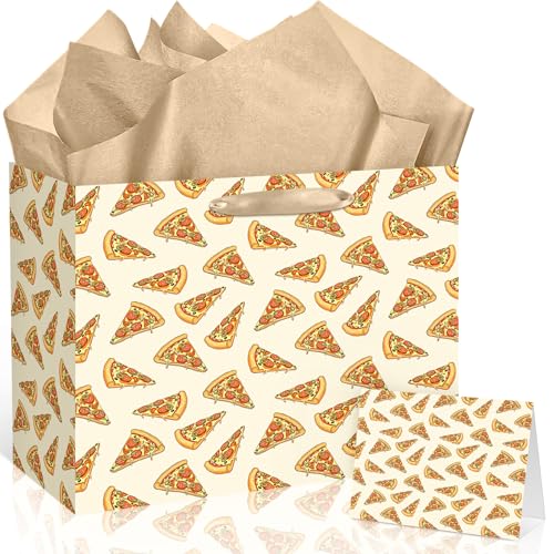 Papier de soie italien et sac cadeau pour pizza idéal comme fournitures de fête d'anniversaire
