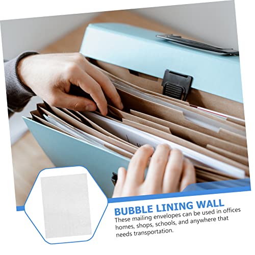 Hemoton 50 Pçs Saco De Espuma Envelopes De Bolha Sacos De Embrulho Envelopes Transparentes Sacos De