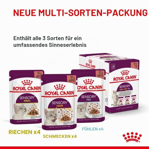 ROYAL CANIN Sensory Feel Wet Cat Food Chunks in Sauce 12 x 85 g – Ansicht 4