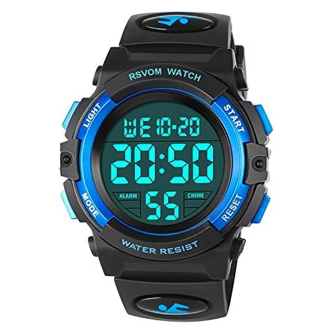 RSVOM Boys Waterproof Digital Sports Watch Cover