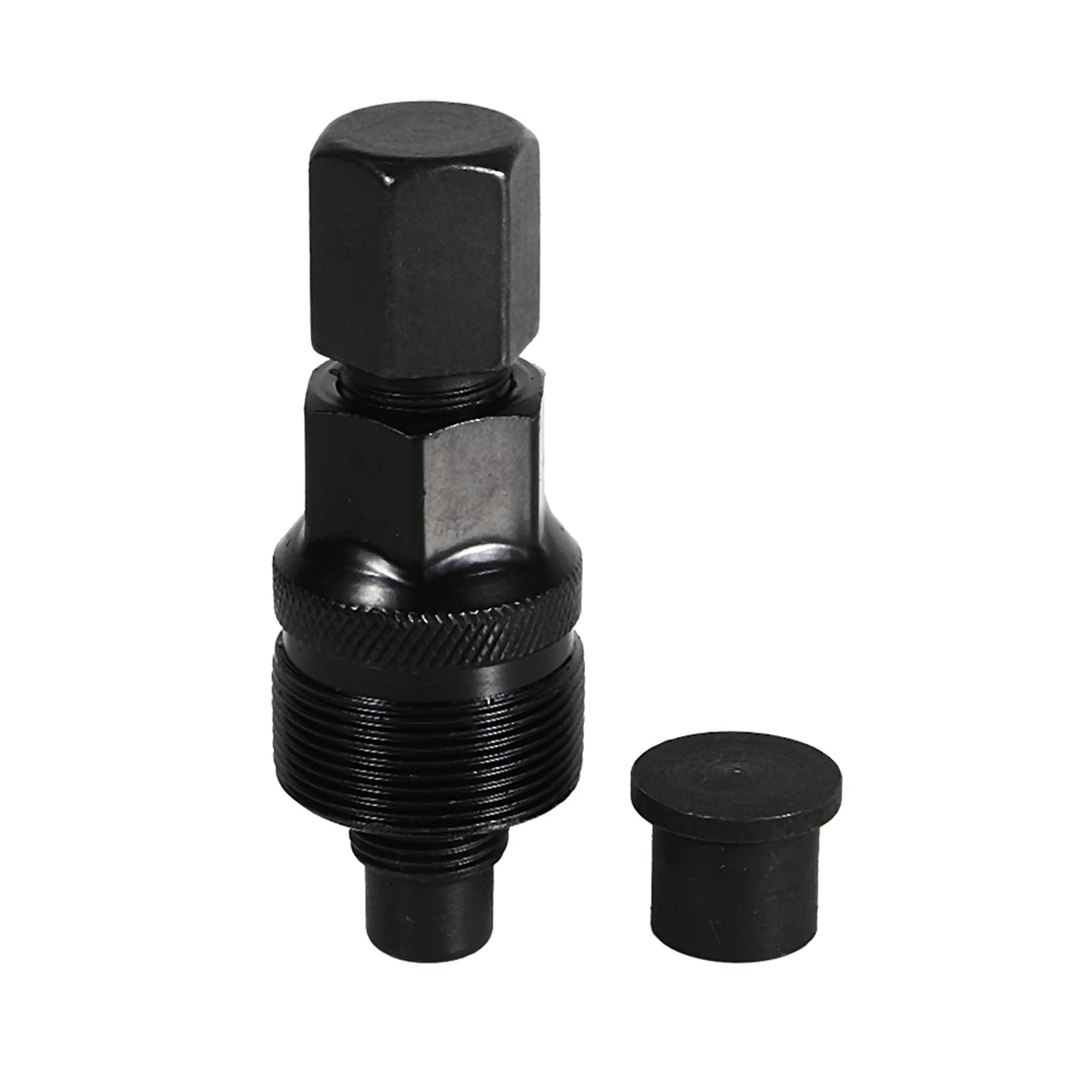 Akozon Crank Puller Bicycle Crank Arm Puller Tool Professional Bicycle Crank Extractor Puller with Removable Head for Bike Repair Kit Accessory Exercise Bike Crank Removal Tool