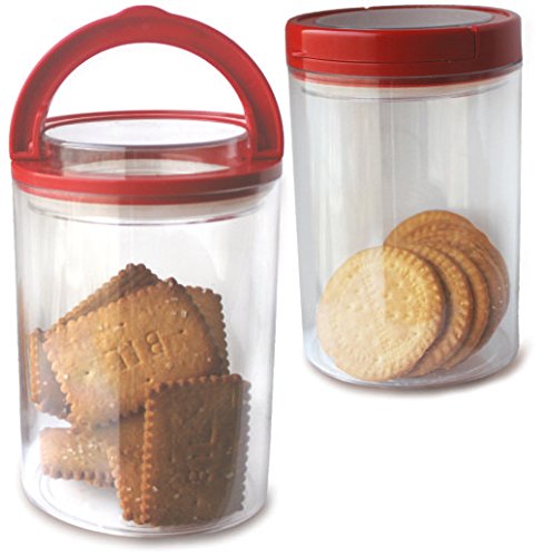 Image of Jaypee Plus Seal IT Plastic Container Set, 1 Liter, Set of 2, Pink