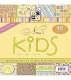 Die Cuts with a View PS005020 48-Sheet Stack of 12-by-12 inches Cardstock, Nana's Kids