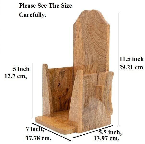 Image of Wooden Iron Press Holder.Free from Electricity.Save You & Your Family from Shock.Not Only Hold Iron But Organise Power Cable Also. Press Machine Holder for Laundry and Home1