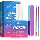 Solvente per Smalto Semipermanente, Remover Semipermanente Unghie,Rimuovi Semipermanente U...