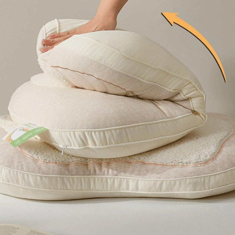 Soft Cashmere Pillow Single Household Specifically Designed for Adult Neck Protection Sleep Aid