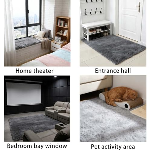 Tapis de sol doux pour chambre bébé et pépinière déco gris - 8
