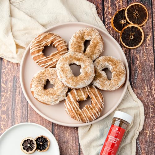 Image of Sweets Indeed Cinnamon Brown Sugar Topping - 5.11 oz Jar | Holiday Baking & Drink Garnish | Edible Sugar for Cookies, Cupcakes, Cocoa, Coffee, Cocktails & Desserts