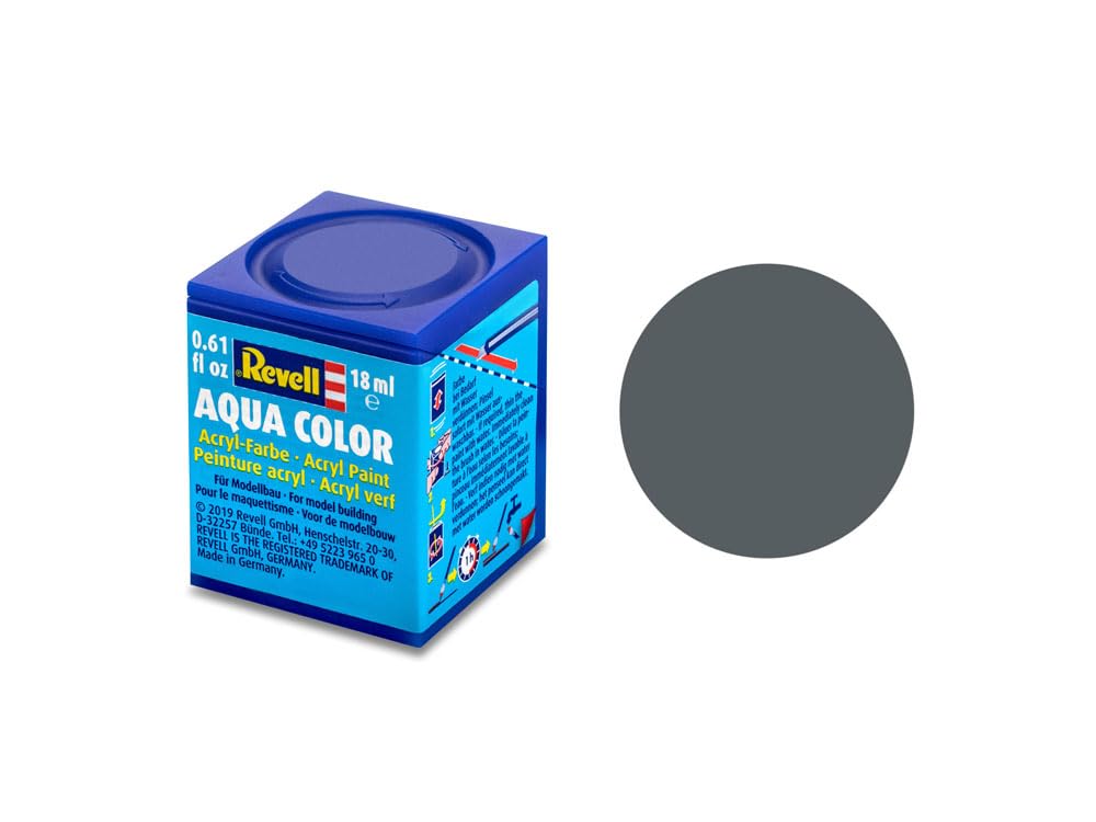 Revell - Su Bazlı Maket Boyası Toz Gri Mat 18 Ml (36177)