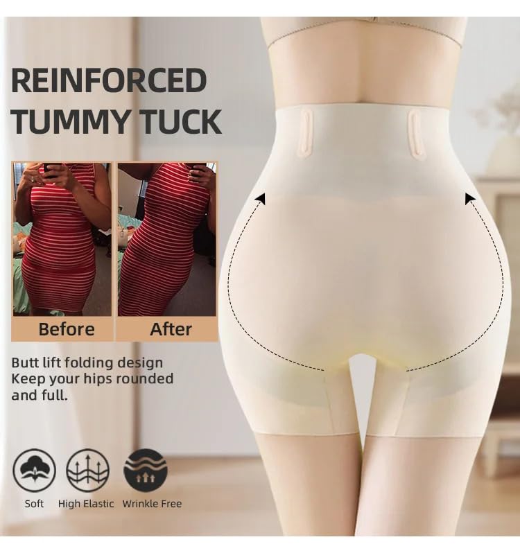 Image of GITGRNTH Women Waist Shapewear with Anti Rolling Strip Tummy Control Tucker Waist Slimming Panties Shapewear Underwear Waist Shapewear -Back Support - Butt Lifter - Tummy Control