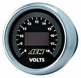 AEM 30-4400 8-18V Voltmeter Gauge