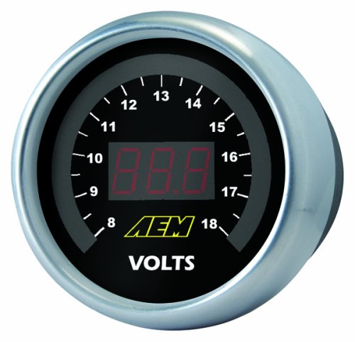 AEM 30-4400 8-18V Voltmeter Gauge