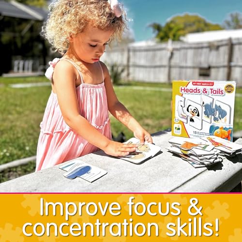The Learning Journey 115251 My First Match It - Head And Tails - 15 Piece Self-Correcting Animal Matching Puzzles - Learning Toys For Toddlers 1-3 thumb #3