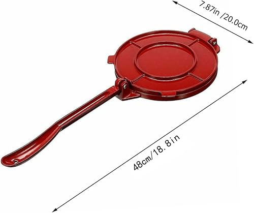 Miniatura 5 de BESPORTBLE Prensa de masa Prensa de tortilla Máquina de prensa de pastel Harina Sandwich Pan de hierro fundido Tortilla Pan Plancha Accesorios para
