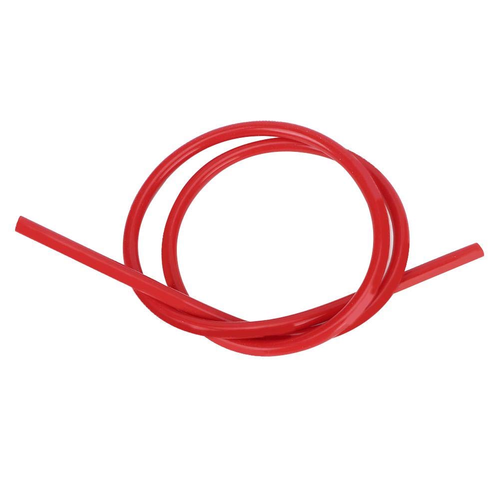 2 pezzi Cavo di accensione per candele, 8MM Cavo Candela Silicone con Nucleo in Carburo(1M)(Rosso)