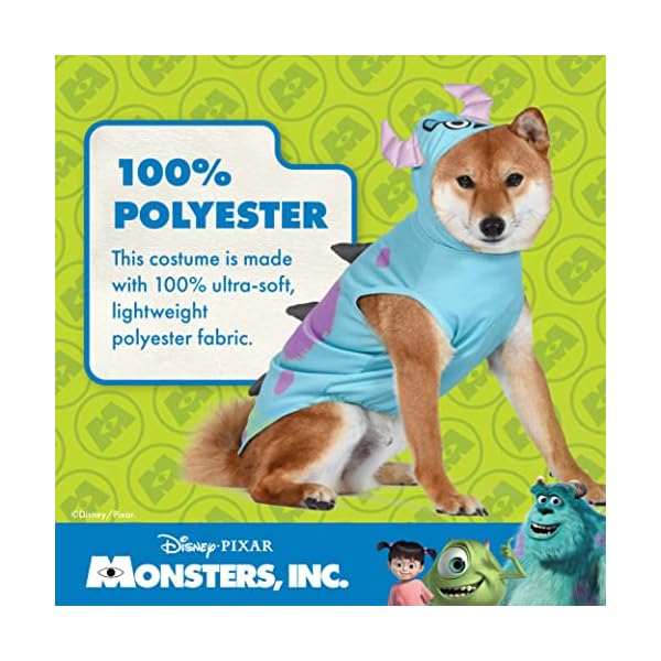 Disney for pets halloween monsters inc. Sulley costume for dogs - halloween costumes for dogs - sulley dog costume - officially licensed disney dog halloween costume, blue, medium (ff22989) - image 4