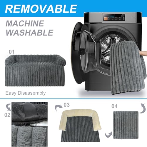 Couverture de chien moelleuse amovible pour votre salon