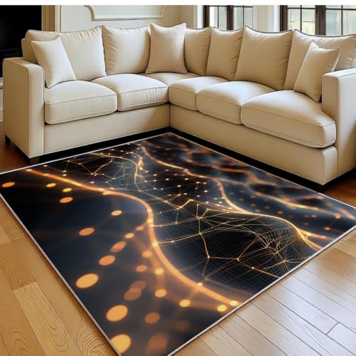 Tapis lavable en machine 120x180 cm antidérapant doux