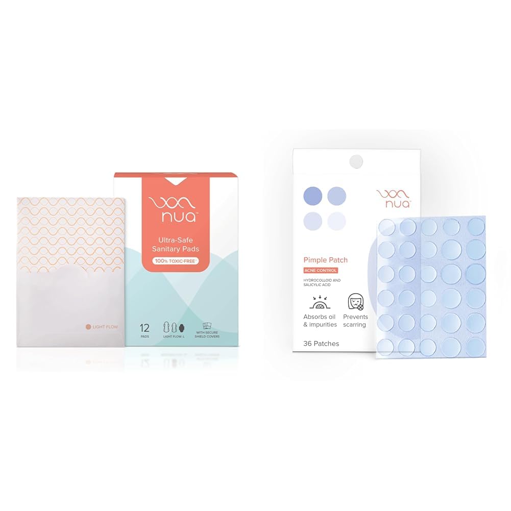 Combo Sanitary pads (12L) + Pimple Patch