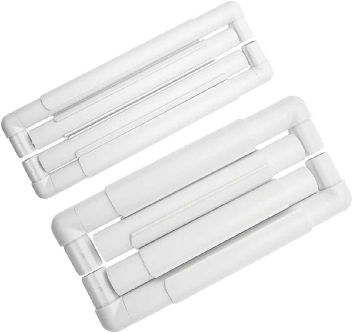 Uonlytech 2Sets Portable Clip Embroidery Frame Durable DIY Cross Stitch Rack for Easy Assembly and Storage Lightweight and Wear Resistant Craft Tool