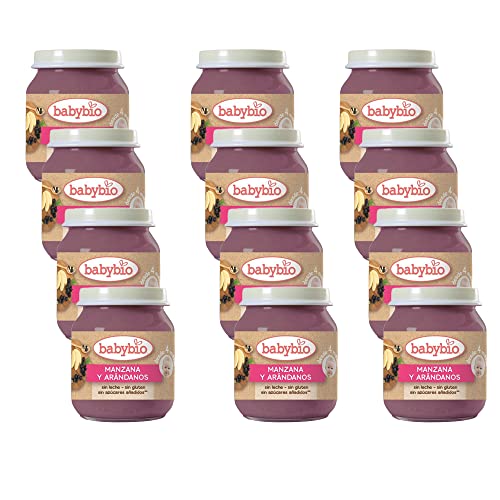 Babybio Tarrito Manzana Arándanos - 12 x 130g Cover