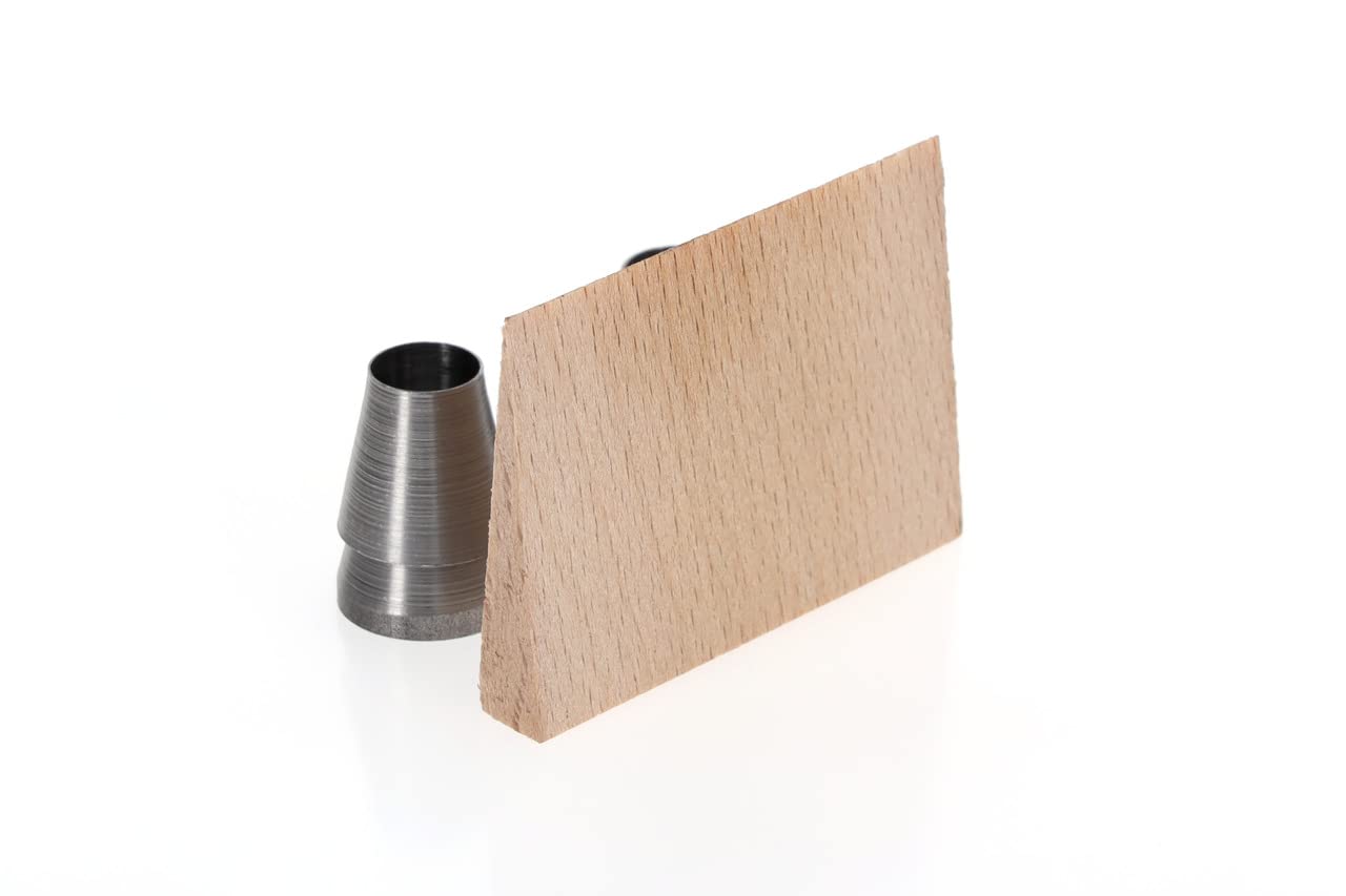 OCHSENKOPF Set per Fissaggio di 3 Pezzi, Cunei Tondi e Cuneo di Legno per Asce Pesanti, Utensile Forestale