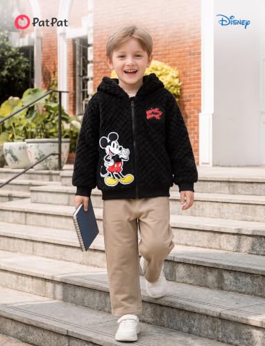 Image of Disney Girl /Boy Fleece Jacket Zipper Sherpa Fuzzy Hoodie Winter Coat 2-13Y