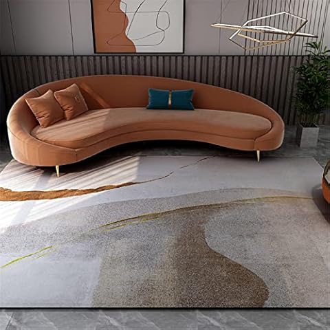 DJHWWD Teppich Mädchen Jugendzimmer Gaming Teppich Schlafzimmer Grauer Teppich Moderne Wohnzimmer bodenmatte Abriebfest Teppich Terrasse 160X230CM Cover