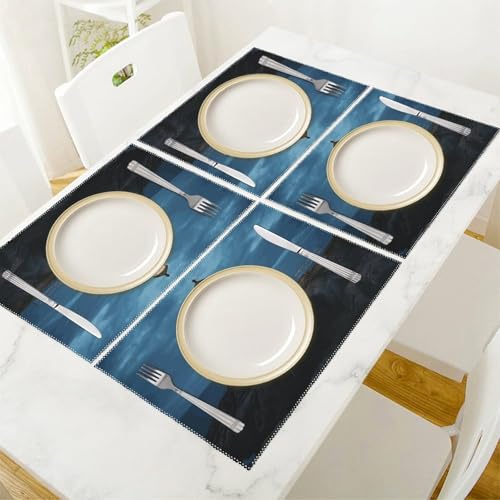 Sets de table résistants à la chaleur lot de 6 pour protéger votre table - 6
