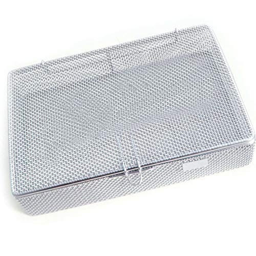 PRECISE CANADA Sterilization Cassette Tray 9? X6.25? X1.5? Perforated Mesh Box, DN-313