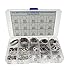 HVAZI 265PCS Metric 304 Stainless Steel C-Clips External Retaining Ring Assortment Kit