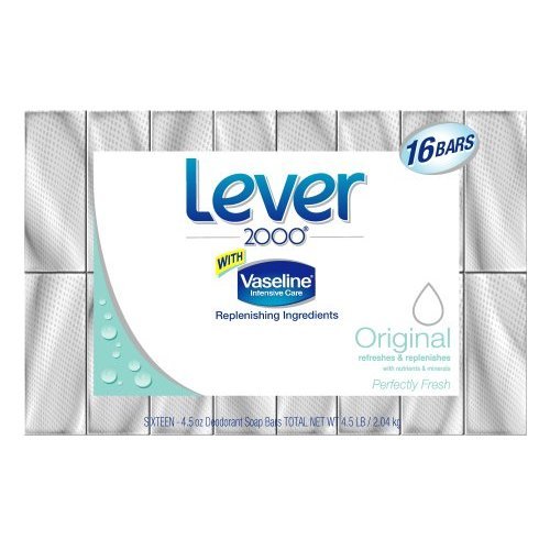 Lever 2000 Bar Soap, Original (4 Ounce, 16 ct.)