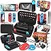 HEYSTOP Kit Accessori Compatibile con Nintendo Switch con Custodia per Nintendo Switch,Cover Protettiva, Grip e Volante, Pellicole Protettive, Dock di Ricarica, Supporto Regolabile