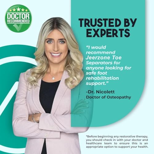 Image of Toe Separator for Feet Toe Spacers Correct Toes Yoga Silicone Hammer Toe Corrector for Women & Men Correct Toe Straighteners for Overlapping Toes (combo)