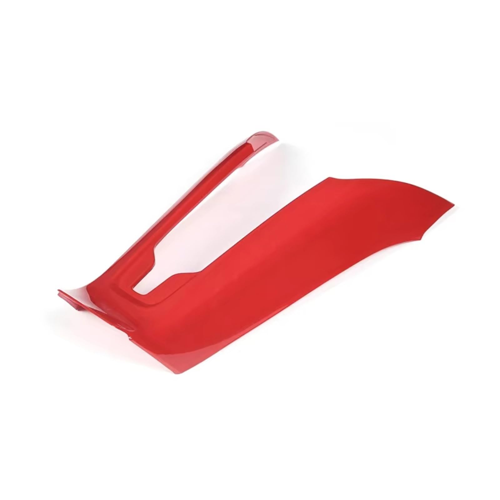Interior Trim for Chevrolet for Corvette C8 for Stingray Z51 Z06 2020-2023 Car Center Armrest Wireless Charging Cover Trim ABS Carbon Fiber Cover Trim Sticker(Red)