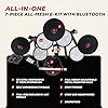 Alesis Turbo Max Electric Drum Kit with Quiet 8-inch Mesh Pads, Lessons, Bluetooth and Accessories, Foldable #5