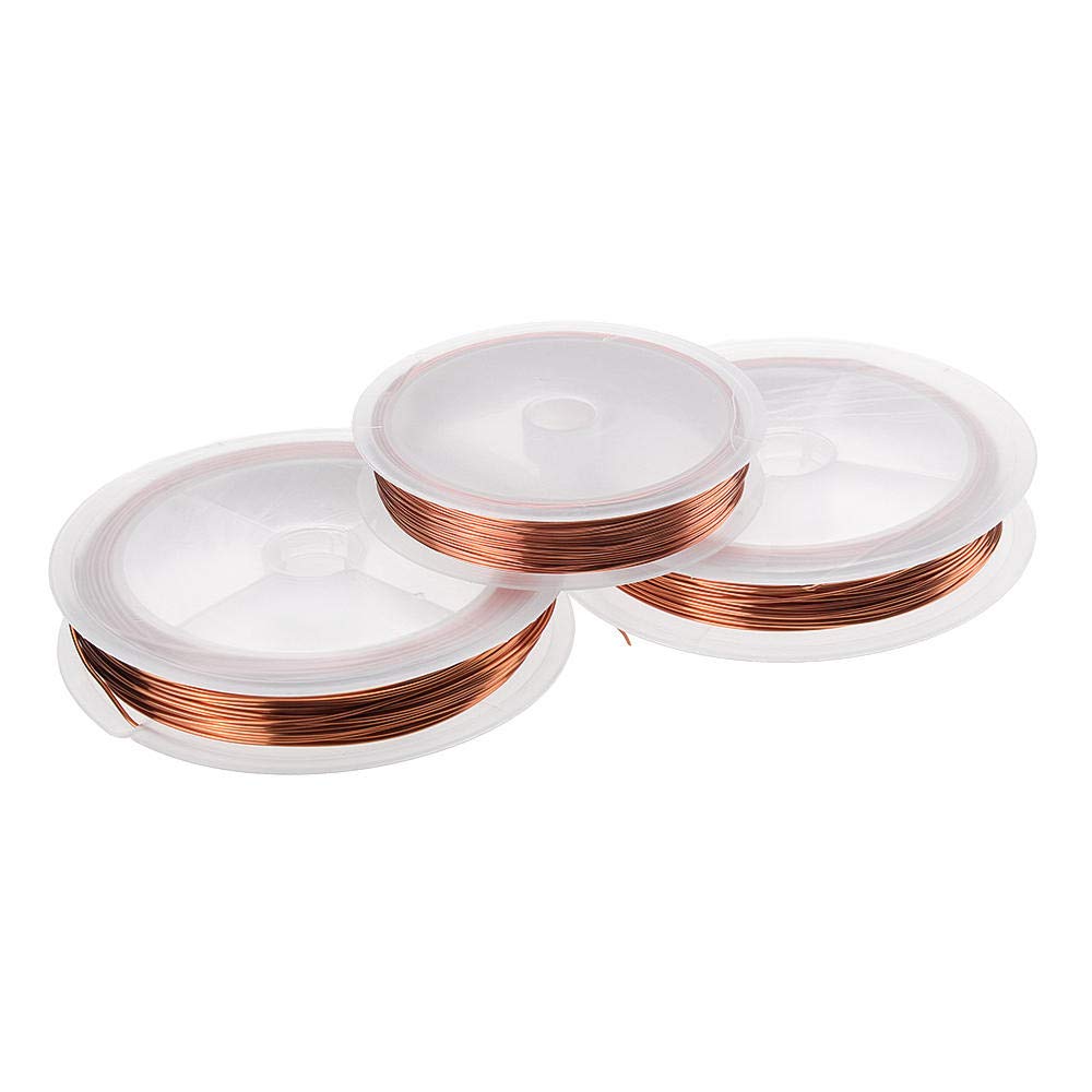 MYAMIA 25M Enameled Copper Wire Coil Magnet Winding Wire Welding Cable Roll - 0.4Mm