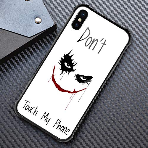Iphone Xr Case,Don't Touch My Phone Smeil Iphone Xr Cases For Men Boys,Shockproof Anti-Scratch Soft Tpu Pattern Design Case For Apple Iphone Xr 6.1-Inch Don't Touch My Phone Smeil #TOP1