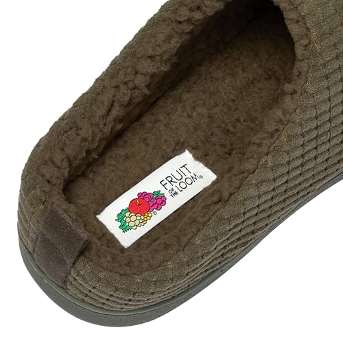 Fruit of the Loom Men's Fleece Waffle Clog - OLIVE - LARGE - image 4