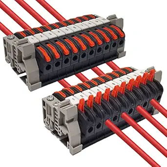 20 Pcs Wire Connectors for Wiring Kit, Electrical Butt Connectors Quick Connect, Lever Wire Splice Connectors Push-ins, Compact Splicing Lever Wire Connectors for Wiring 0,08-4 mm PCT-211 (20 pcs)