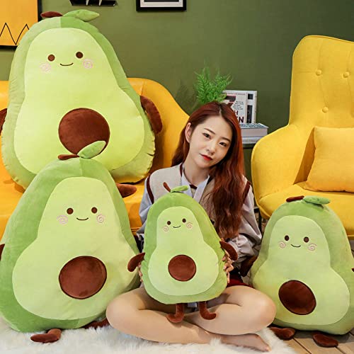Ehotong Avocado Plush, Food Pillow Cute Funny Fruit Throw Pillows Stuffed Toy, 17.7'' #TOP5
